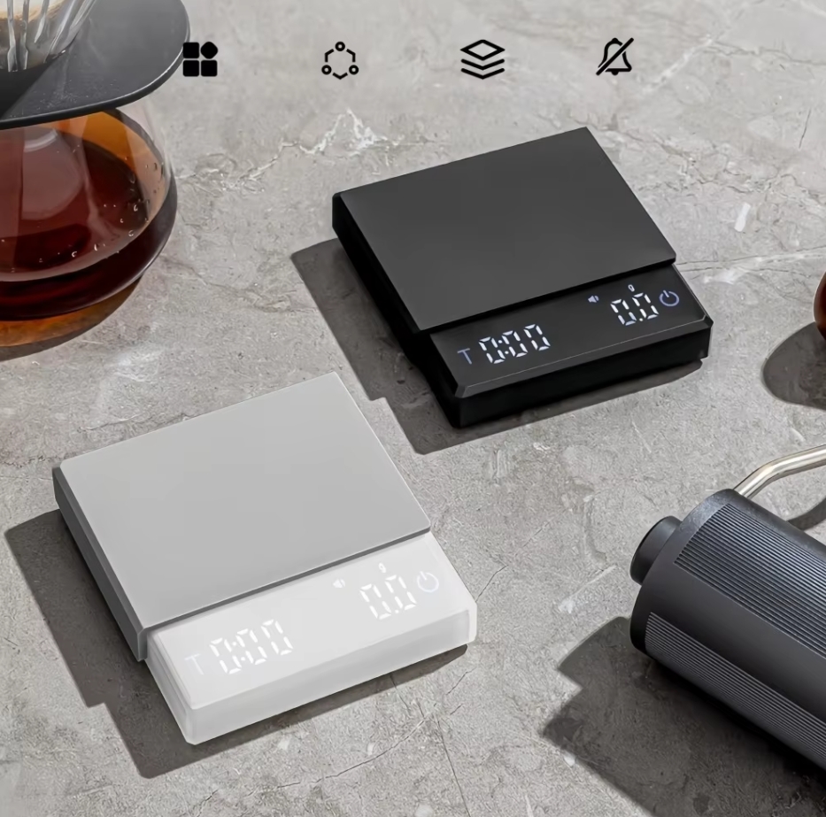 Kitchen Gadgets Electronic - Mini Elektronische Koffieweegschaal Slimme Poeder-Waterverhouding USB