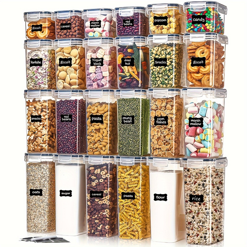 Kitchen Gadget Amazon - 24 Stuks Voedsel Opslag Containers 12