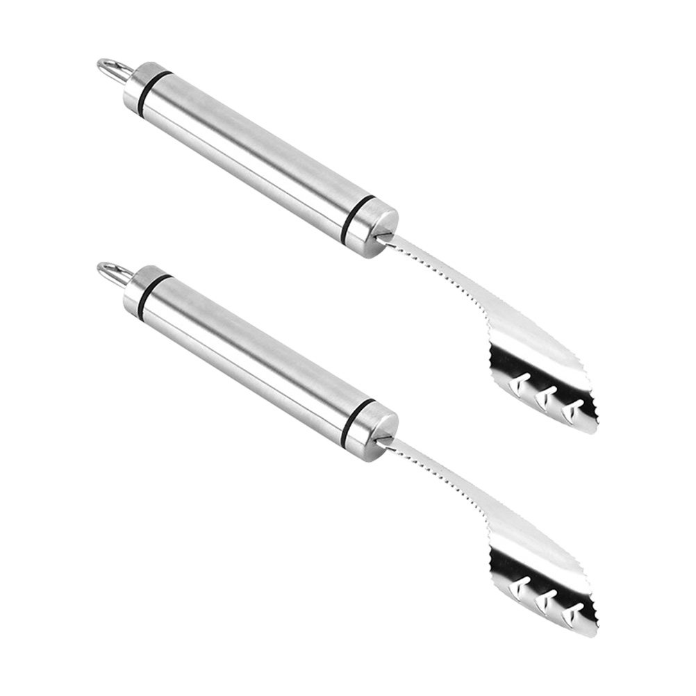Kitchen Gadgets And Tools - 2 Stuks Rvs Chili Corer Remover