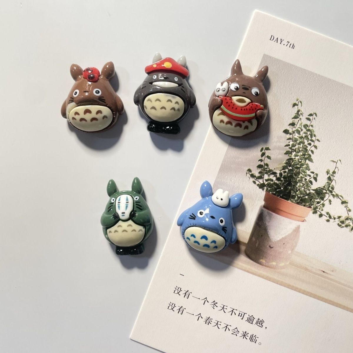 Kitchen Gadgets Wholesale - Totoro Anime Harsen Koelkastmagneet Schattige Cartoon