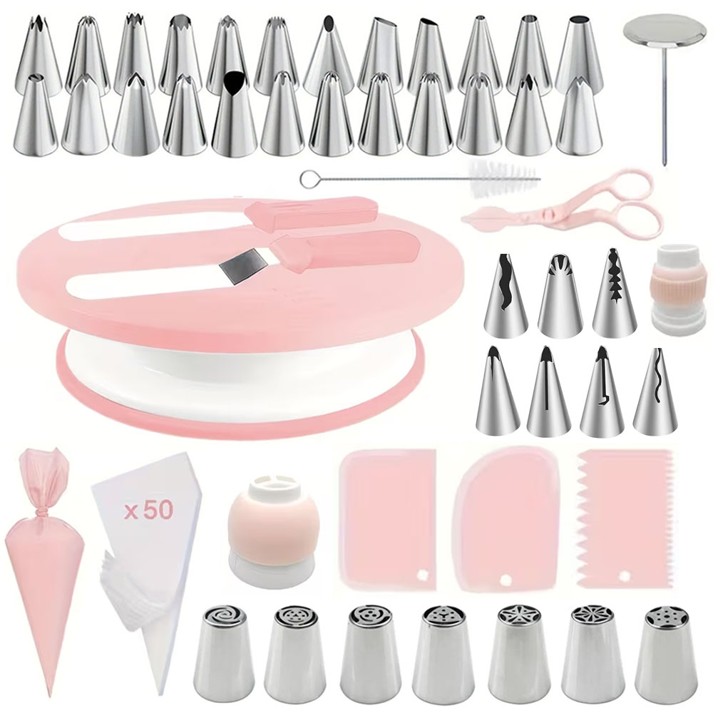 100-delige taartversieringsset - Cake Decorating Turntable recensie en prijs