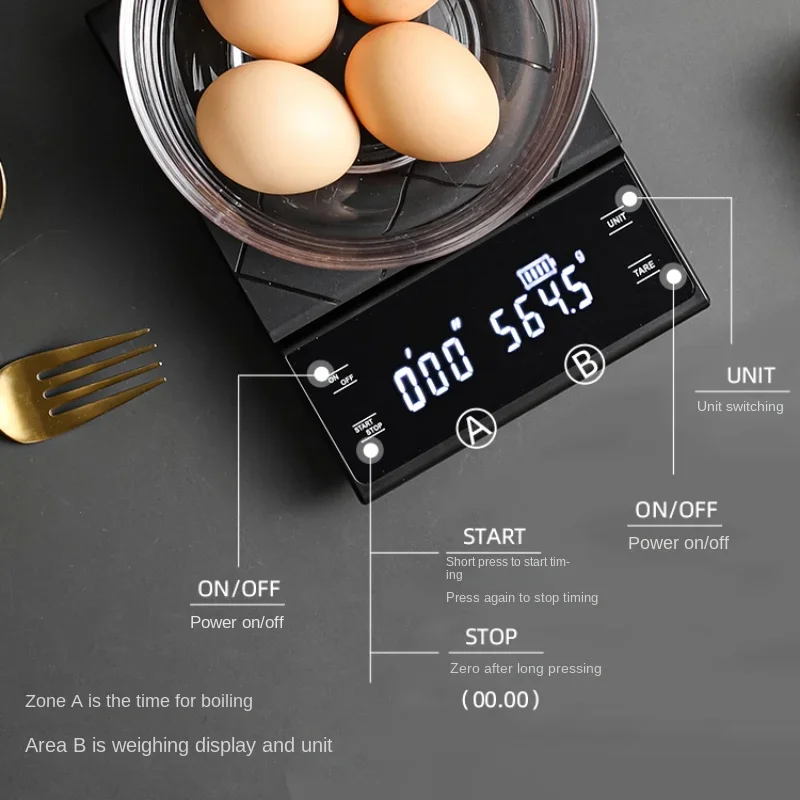 USB-opladen keukenkoffieweegsc - Kitchen Gadgets Electronic recensie en prijs