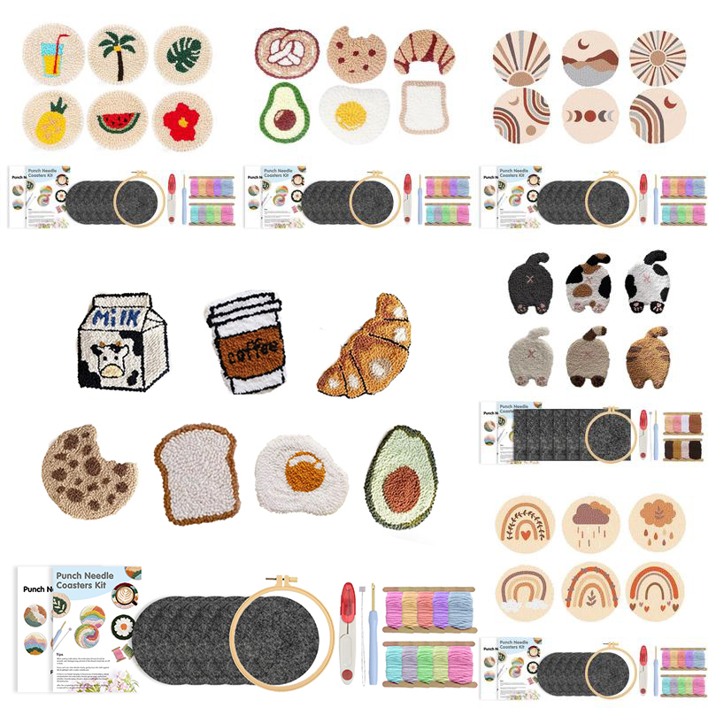 GATYZTORY Punch Needle Coaster - Kitchen Gadgets Crossword recensie en prijs