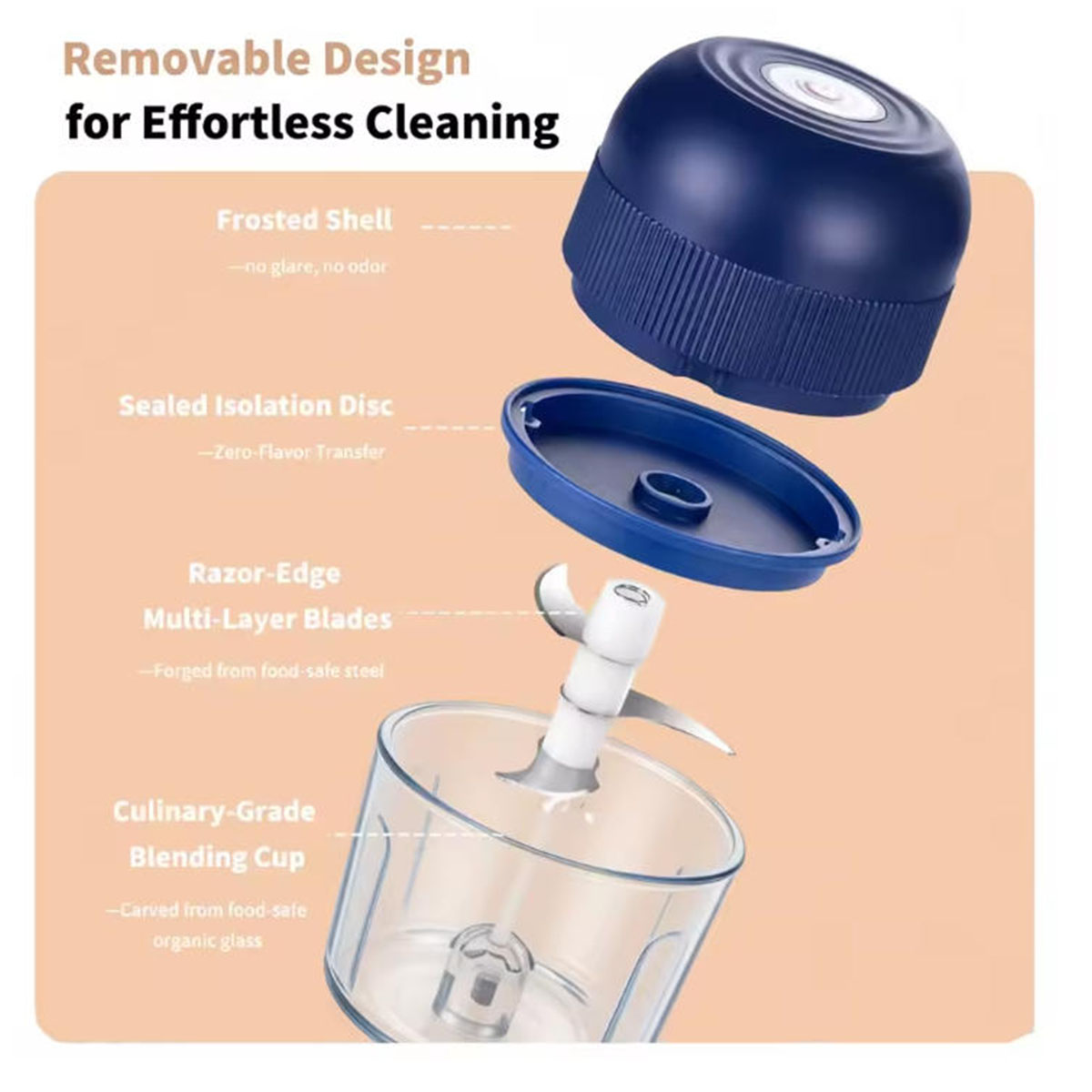 1PC Elektrische Knoflook Chopp - Kitchen Gadgets Electronic recensie en prijs