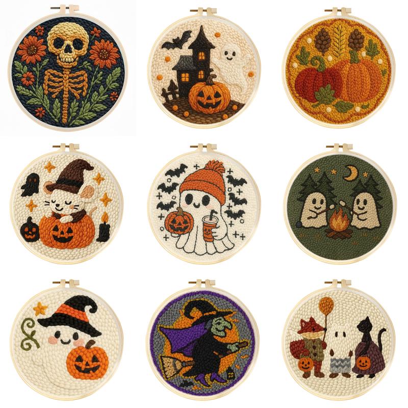 Punch Needle Kit Ghost Pumpkin - Kitchen Gadgets Crossword recensie en prijs