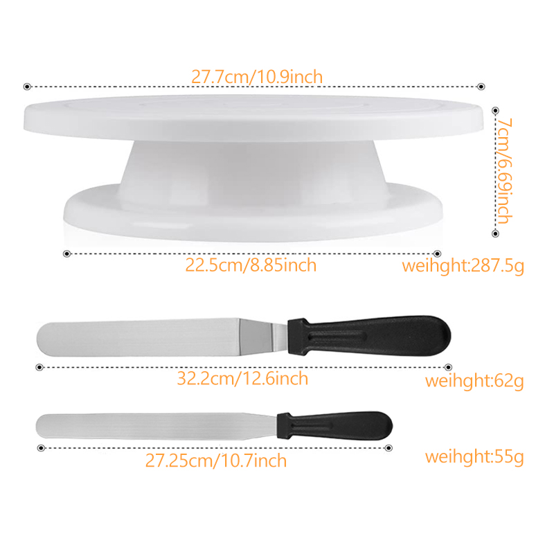 6 stks/set Taart Decoreren Ger - Cake Decorating Turntable recensie en prijs