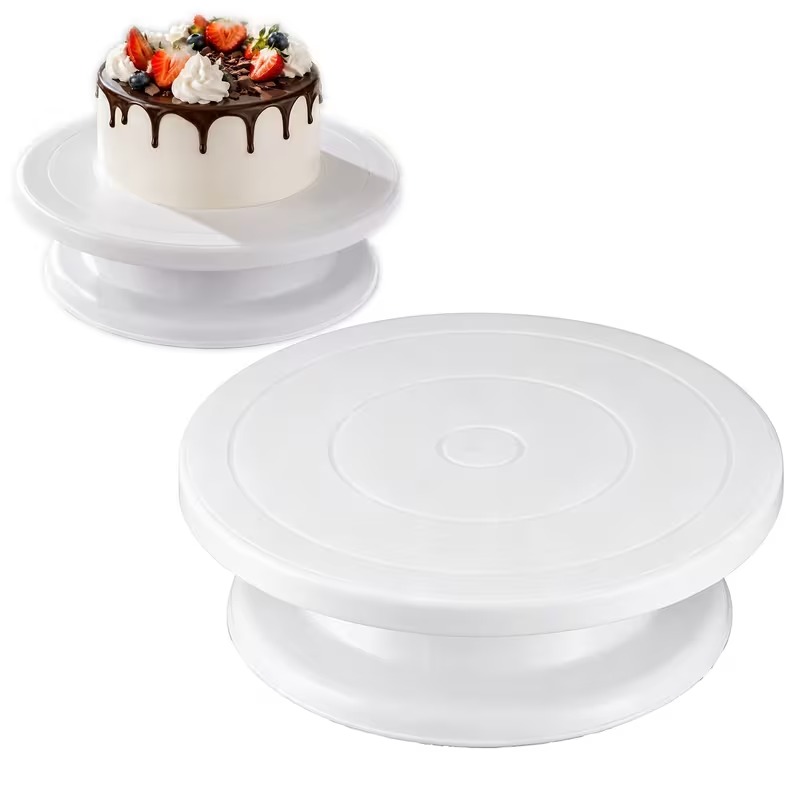 Een taartdraaischijf of draaib - Cake Decorating Turntable recensie en prijs